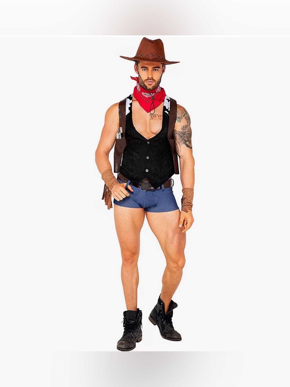 Showdown Cowboy Men’s Costume By Roma - Brand New